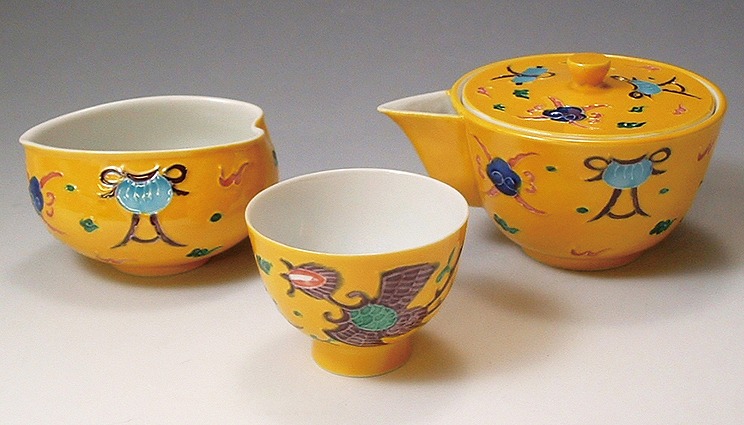 Kyo Kiyomizu yaki ware Japanese Mug Tea Coffee cup White Glaze Sogi Japan