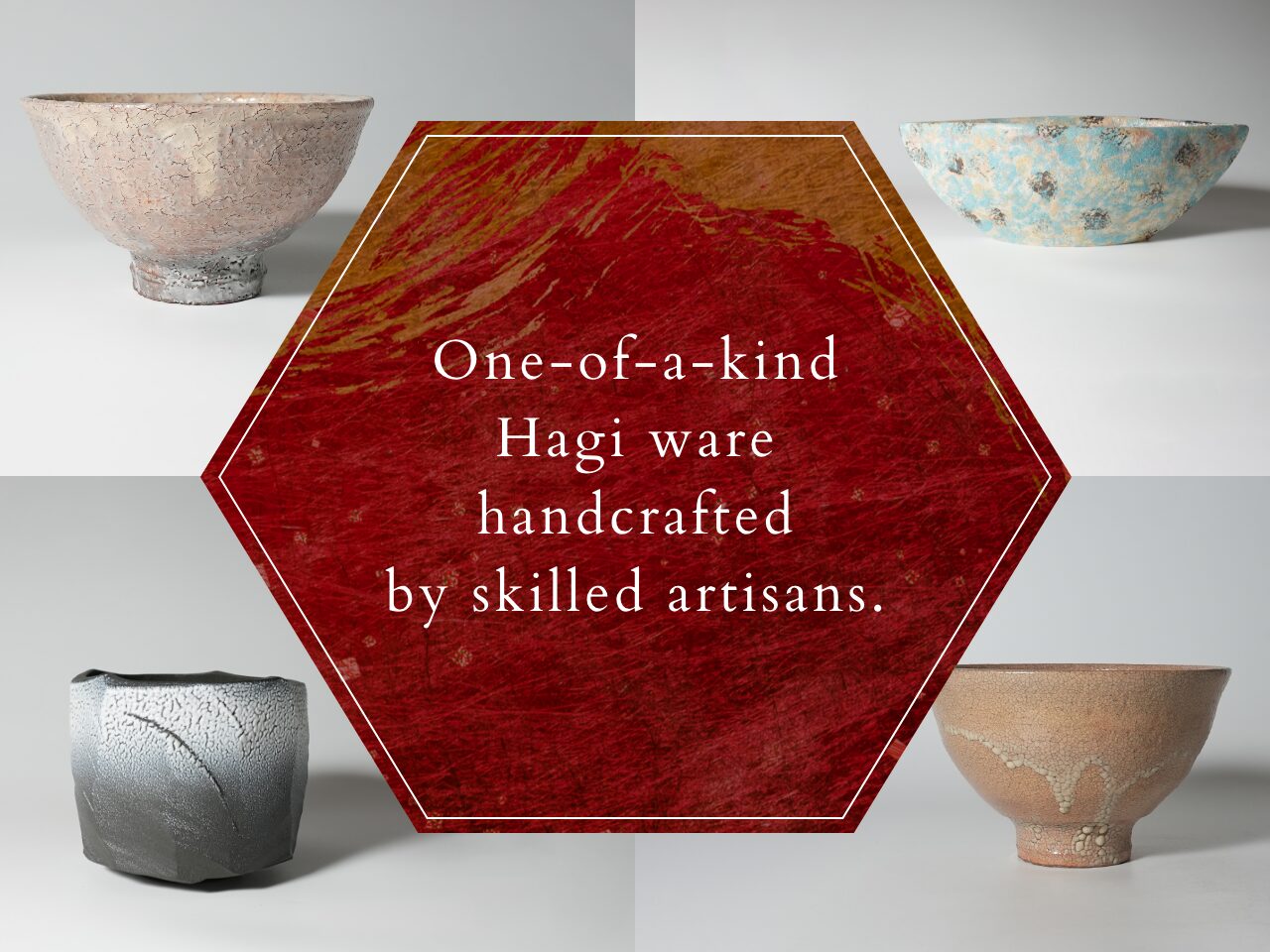 We deliver traditional pottery art of Japan to the world